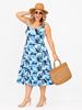 Picture of SLIMMING A LINE PLUS SIZE SUMMER DRESS
